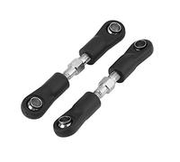 HERCHR RC Steering Rod, 2pcs/set Remote Control Car Servo Link 52mm/2inch Length Turnbuckle Linkage Upgrade Accessories for ZD 1:16 Model Car (ZD 6051 servo pull rod (length 40±3mm two-piece)