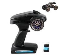 HERCHR RC Transmitter Receiver, 2.4G 3 Channel Professional RC Radio Transmitter with Receiver Remote Radio Controller Interference Resistance RC Radio Controller for RC Car Boat