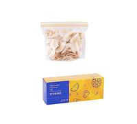 HERCHR Reusable Freezer Bags, Gallon Freezer Bags Vegetable Bags for Refrigerator Reusable Freezer Bags Quart Size(Large)