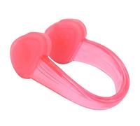 HERCHR Silicone Nose Clip, Waterproof Swim Nose Clip Plug Protector with Soft Pad Accessories for Beginners Surfing Swimming Training (Pink)