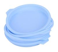 HERCHR Silicone Round Cake Mold 4 Packs 8 Inch Round Silicone Cake Tins for Baking for Layercakes Spongescakes Pizza Crust and Pie Resin Coaster DIY Dessert Baking Tools