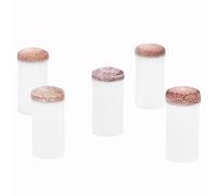 HERCHR Slip On Pool Cue Tips, 10pcs Billiards Snooker Pool Cue Tips Billiard Parts for Replacement (13mm)