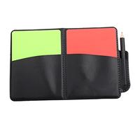 HERCHR Soccer Referee Card Set 2 Pack PVC Soccer Referee Kit Red and Yellow Cards with Record Paper for Football Volleyball Baseball Matches