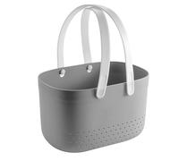 HERCHR Stackable Organizer Caddy Shower Caddy Portable Basket with Handle,Ventilation Holes,9.8×6.7×5.7in Plastic Storage Basket Organizer Tote Bin for Bathroom Office Crafts or School Supplies