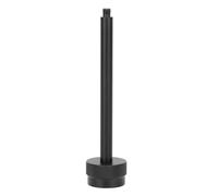 HERCHR Tank Lamp Holder, Aluminum Alloy 1/4 Thread Expandable Rod Flat Gas Tank Light Adapter Adjustable Lamp Holder for Camping Outdoor Use(black)