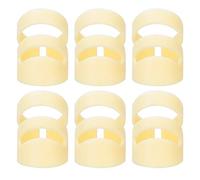 HERCHR Thumb Picks Medium Finger, 6PCS Guitar Finger Picks Musical Instrument Accessories for Fingerstyle Acoustic Guitar Easy to Use (M Trumpet)