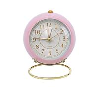 HERCHR Vintage Table Clock Silent Battery Operated Vintage Desk Clock Tabletop Alarmclock 3.54×2.48×4.13in for Home Bedroom Shelf Kitchen Decor