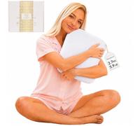 HerComfort Pillows Weighted Pillow for Adults 3 KG | 104 * 30 CM | Sleep Better & Feel Calm | Weighted Body Pillow | All-Season | Sleeping Hugging Pillows for Adults | Helps to Focus