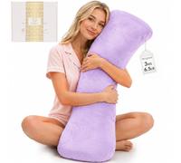 HerComfort Pillows Weighted Pillow for Adults 3 KG | 104 * 30 CM | Sleep Better & Feel Calm | Weighted Body Pillow | All-Season | Sleeping Hugging Pillows for Adults | Helps to Focus