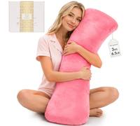 HerComfort Pillows Weighted Pillow for Adults 3 KG | 104 * 30 CM | Sleep Better & Feel Calm | Weighted Body Pillow | All-Season | Sleeping Hugging Pillows for Adults | Helps to Focus