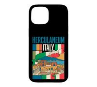 Herculaneum Italy Flag Ancient Ruins Mount Vesuvius Vintage Case for iPhone 15