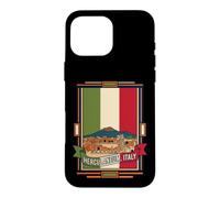 Herculaneum Italy Flag Ancient Ruins Mount Vesuvius Vintage Case for iPhone 16 Pro Max