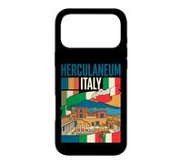 Herculaneum Italy Flag Ancient Ruins Mount Vesuvius Vintage Case for iPhone 17 Pro Max
