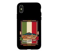 Herculaneum Italy Flag Ancient Ruins Mount Vesuvius Vintage Case for iPhone X/XS