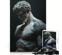 Hercules Ancient Statue 1000 Piece Jigsaws for Teenagers Puzzle Brain Skill Firm Joint Pattern Build Art Display (38x26cm)