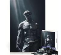 Hercules Ancient Statue 1000-piece Puzzle for Teenagers Logic Build Precise Connection Fun Challenge Furniture Decor (38x52cm)