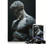 Hercules Ancient Statue Jigsaw Puzzles for Adults 1000 Piece Indoor Play Fade Resist Home Activity Art Display (38x52cm)