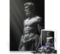 Hercules Ancient Statue Jigsaw Puzzles for Teenagers 1000 Piece Cozy Fun Good Thick Family Game Evening Game (50x75cm)