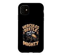Hercules Beetle Small but Mighty Insect Entomology Case for iPhone 11