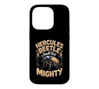 Hercules Beetle Small but Mighty Insect Entomology Case for iPhone 14 Pro