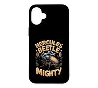 Hercules Beetle Small but Mighty Insect Entomology Case for iPhone 16 Plus