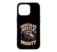 Hercules Beetle Small but Mighty Insect Entomology Case for iPhone 16 Pro