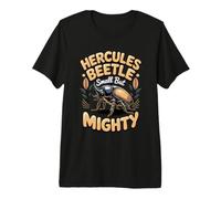 Hercules Beetle Small but Mighty Insect Entomology Premium T-Shirt