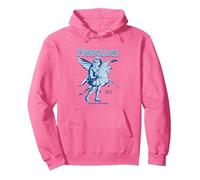 Hercules Blue Power Zero To Hero Pullover Hoodie, Adult Unisex, Bright Pink, Medium