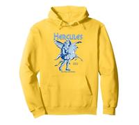 Hercules Blue Power Zero To Hero Pullover Hoodie, Adult Unisex, Lemon Yellow, X-Large