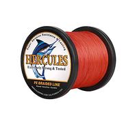 Hercules Braided Fishing Line 2000m 2187yds 10lbs-200lbs Pe Superline 8 Strands (Red 30lb/13.6kg 0.28mm)