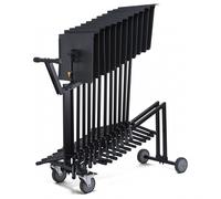 Hercules BS200B+ Music Stands with BSC800 Trolley