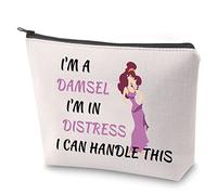 Hercules Characters Fans Cosmetic Bag Muses Gift Hercules Makeup Bag with Zipper Megara Survival Kit (Damsel)