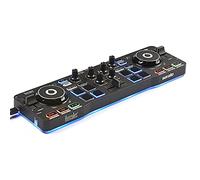 Hercules DJControl Starlight - Compact DJ Controller with Built-in Light Show and Professional Features