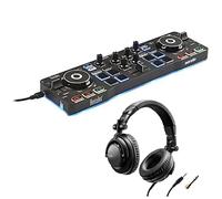 Hercules DJControl Starlight with LED Light & Resident Audio R100 Stereo Headphones Bundle