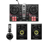 Hercules DJLearning Kit MK2 - All-in-One DJ Starter Set: DJControl Inpulse 200 MK2 Controller, DJMonitor 32 Speakers & HDP DJ45 Headphones - Includes Serato DJ Lite & DJUCED Software