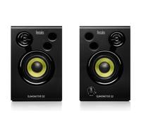 Hercules DJMonitor 32 - Compact 2-Way Active DJ Monitors with 3.5” Speakers for Studio and DJ
