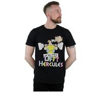 (L, Black) Disney Mens Hercules Do You Even Lift? T-Shirt