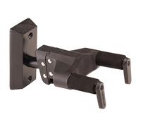 Hercules GSP38WBK PLUS Guitar Wall Hanger with Black Wooden Base & Upgraded AGS