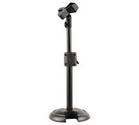 Hercules MS100B Mini Microphone Stand, H Base with Ez Mic Clip