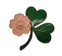 Hercules Mulligan Chapter Shamrock & Cherry Blossom Pin - Grace in Bloom
