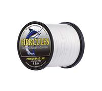 HERCULES PE Line, Colorfast, Fishing Line, 4 Strands, White, 32.4 ft (100 m), No. 0.4 (3.6 kg/8lb, Φ0.1 mm)) Fishing Line, High Strength, High Sensitivity, High Distance, True Circular Approximation,