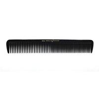 Hercules Sägemann 4930 Professional Hair Cutting Comb Natural Rubber Hair Comb with 2 Tooth Extra Coarse 7.5 Inches One Side with mm Division