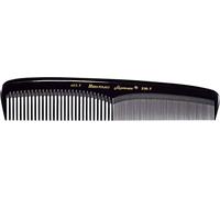 Hercules Sägemann 603-330 Professional Women's Comb Natural Rubber with 2 Teeth Coarse + Fine 7 Inch Hair Comb