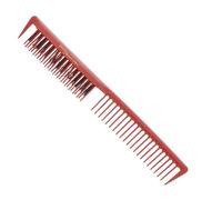 Hercules Sägemann C10 Red Teasing Comb with Natural Bristles 9"