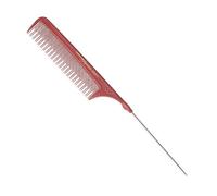 Hercules Sägemann C21 Red Teasing Needle Handle Comb 8 3/4"