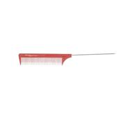Hercules Sägemann C22 Red Teasing Needle Handle Comb 8 3/4"