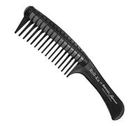 Hercules Sägemann NYH Roll-Ka Anti Splicing Hair Comb, 9-Inch Length, Black/Grey