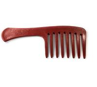 Hercules Sägemann Strähnenboy 270 Large Handle Carbon Comb Red 23 cm 8 Teeth Curling Comb Afro Coarse Tooth Anti-Static