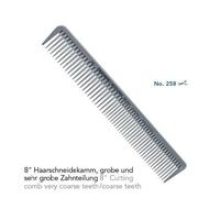 Hercules Sägemann Triumph Master 95/258 Universal Comb Silver Gray 7 1/2"
