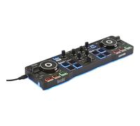 Hercules DJControl Starlight - Compact DJ Controller with Built-in Light Show and Professional Features